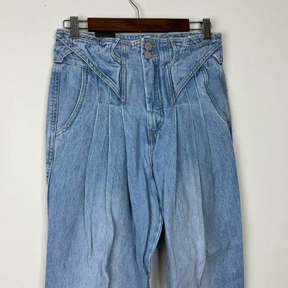 Blank NYC Blue Steal The Show Pants NWT Size 24 - Picture 4 of 9